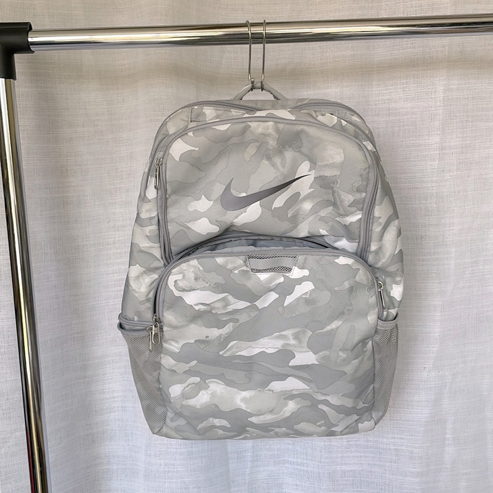 Nike Sage Green Camo Sports Backpack